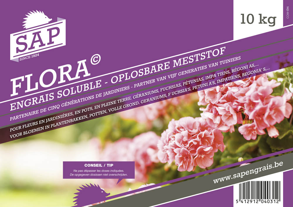 engrais soluble SAP Flora 10kg