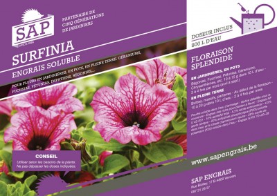 engrais soluble SAP Surfinia pot